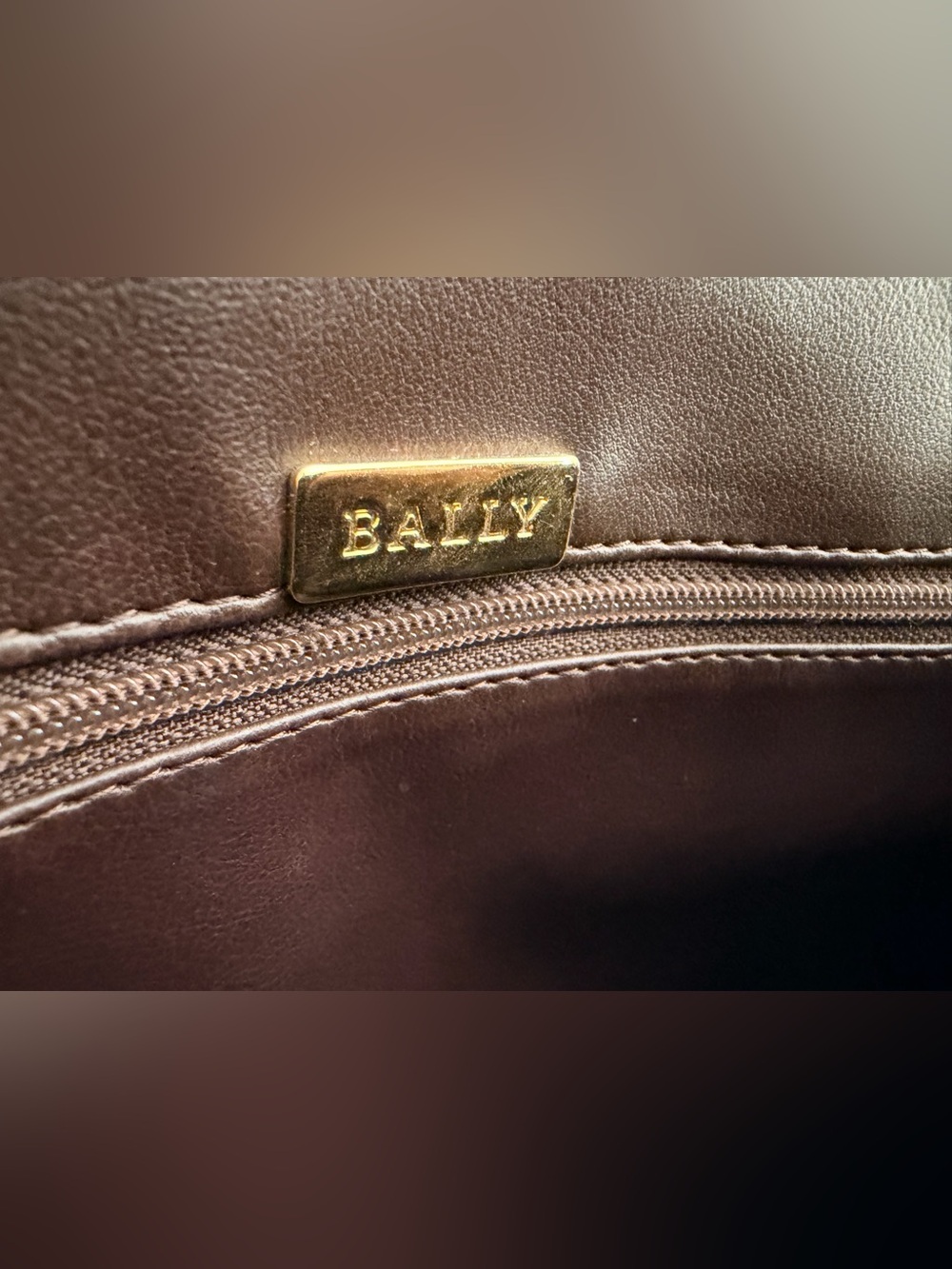 BALLY Vintage Basketweave Woven Leather Top Handle Satchel - Picture 12 of 14